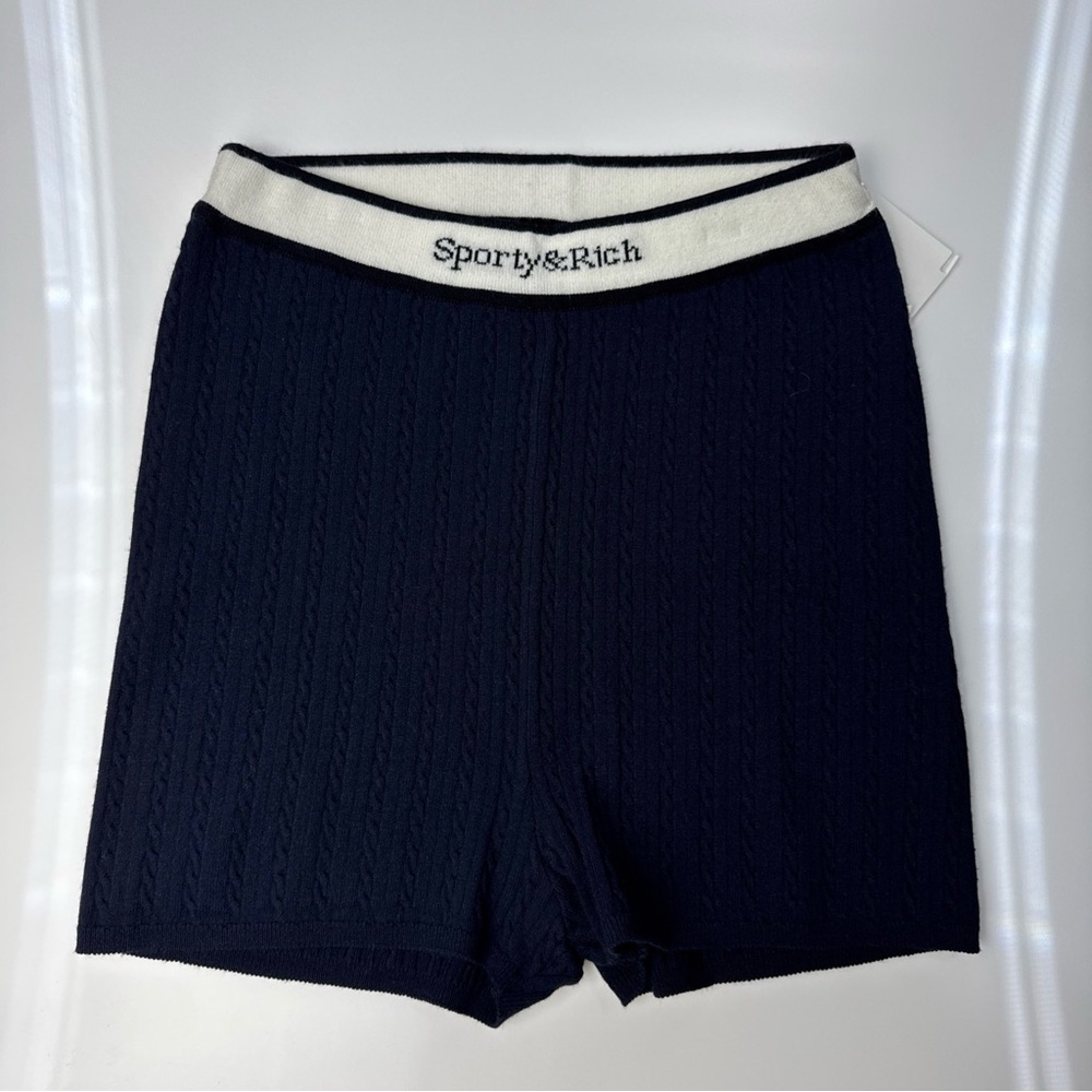 Sporty & Rich Women's Navy Shorts